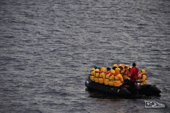 O primeiro grupo a seguir para Steeple Jason, no noroeste das Ilhas Malvinas